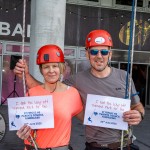 Pupils, parents, teachers and past pupils took to the dizzy heights of Thomond Park today, Friday June 20th to raise funds for Glin’s national school, St. Fergus NS. Picture: Olena Oleksienko/ilovelimerick
