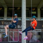 Pupils, parents, teachers and past pupils took to the dizzy heights of Thomond Park today, Friday June 20th to raise funds for Glin’s national school, St. Fergus NS. Picture: Olena Oleksienko/ilovelimerick
