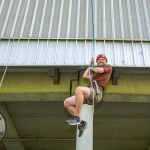 Pupils, parents, teachers and past pupils took to the dizzy heights of Thomond Park today, Friday June 20th to raise funds for Glin’s national school, St. Fergus NS. Picture: Olena Oleksienko/ilovelimerick
