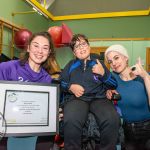 Innowalk, a life-changing piece of equipment, twas delived to St. Gabriel’s Foundation On Jnauary 14, 2025 after a as fundraiser by world rowathon record breaker Kate Healy raised the funds to purchase the macine for the charity. Picture: Olena Oleksienko/ilovelimerick