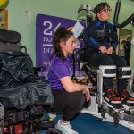 Innowalk, a life-changing piece of equipment, twas delived to St. Gabriel’s Foundation On Jnauary 14, 2025 after a as fundraiser by world rowathon record breaker Kate Healy raised the funds to purchase the macine for the charity. Picture: Olena Oleksienko/ilovelimerick