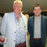 Tomas Hannon, Raheen and Conor Sheehan, Corbally at the launch of the St. Gabriel's Children's Respite House in the Savoy Hotel, Limerick, Monday, July 16. Picture: Baoyan Zhang/ilovelimerick