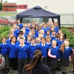 The Choir of Thomand Primary School performing at the St. Munchin's Community Allotments Party at St Munchins Community Centre, Ballynanty, Thursday, June 14th, 2018. Picture: Sophie Goodwin/ilovelimerick.