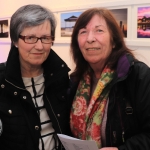 Pictured at the St Munchin's Photography Club's 'Moments in Time' Exhibition in the Belltable Arts Hub are Carmel Mullins and Margaret Quinnwallis. Picture: Conor Owens/ilovelimerick.