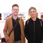 Pictured at the St Munchin's Photography Club's 'Moments in Time' Exhibition in the Belltable Arts Hub are Sean O'Brien and Rory Burke. Picture: Conor Owens/ilovelimerick.