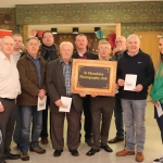 Pictured at the St Munchin's Photography Club's 'Moments in Time' Exhibition in the Belltable Arts Hub are Pat Nash, David Woodland, Pat Murphy, Patrick Corr, Martin Kiely, Tony Ryan, Chairperson of the Photography club, Keven Kiely, Eddy Kiely, Cllr John Costello and Aoife Doyle. Picture: Conor Owens/ilovelimerick.