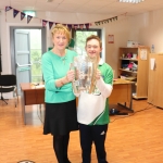 Pictured are the staff and students of Down Syndrome Limerick welcoming the Liam McCarthy cup along with retired hurler Seamus Hickey. Picture: Orla McLaughlin/ilovelimerick.