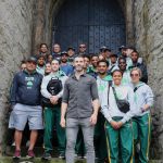 Pictured on the site visit of Limerick city for the Tag Rugby World Cup event coming to the University of Limerick in 2021 is the South African tag rugby team. Picture: Conor Owens/ilovelimerick.