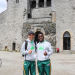 Pictured on the site visit of Limerick city for the Tag Rugby World Cup event coming to the University of Limerick in 2021 is the South African tag rugby team. Picture: Conor Owens/ilovelimerick.