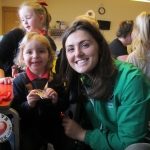 Tait House hosted a fundraiser for local group of bereaved parents, Lost Futures on September 6 at Mr.Tait's Cafe. Cllr Daniel Butler, Mayor of the Metropolitan District of Limerick and Roisin Upton, Limerick hockey player visited the children in the Tait House Creche. Picture: Baoyan Zhang/ilovelimerick
