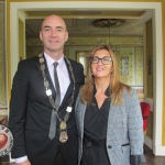 Tait House hosted a fundraiser for local group of bereaved parents, Lost Futures on September 6 at Mr.Tait\'s Cafe. Pictured: Cllr Daniel Butler, Mayor of the Metropolitan District of Limerick and Tracey Corbett Lynch, CEO of Tait House. Picture: Baoyan Zhang/ilovelimerick