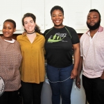 Sikhulekile Ruth Ndlovu, Zimbabwe, Katie Fitzgerald, Cork, Anthony Onaloye, Nigeria, and Mamobo Ogoro, Cork, at The Taste of Africa in The Limerick Christchurch as part of The 13th Limerick Africa Day Festival, Wednesday, May 23, 2018. Picture Sophie Goodwin/ilovelimerick