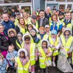 A record-breaking 23,500 volunteers took to the streets of Limerick City & County  for the 10th edition of Team Limerick Clean-Up (TLC) – Europe’s largest one-day tidy-up. Picture: Olena Oleksienko/ilovelimerick