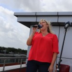 A Tribute to Frontline Heroes organised by Una Heaton and broadcast live on Ilovelimerick's Facebook took place on the roof of the Limerick Strand Hotel to raise much needed donations for Pieta House. To donate go to https://www.justgiving.com/fundraising/thankyouforpietahouse. Picture: Richard Lynch/ilovelimerick