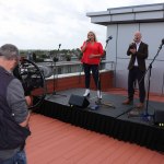 A Tribute to Frontline Heroes organised by Una Heaton and broadcast live on Ilovelimerick's Facebook took place on the roof of the Limerick Strand Hotel to raise much needed donations for Pieta House. To donate go to https://www.justgiving.com/fundraising/thankyouforpietahouse. Picture: Richard Lynch/ilovelimerick