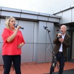 A Tribute to Frontline Heroes organised by Una Heaton and broadcast live on Ilovelimerick's Facebook took place on the roof of the Limerick Strand Hotel to raise much needed donations for Pieta House. To donate go to https://www.justgiving.com/fundraising/thankyouforpietahouse. Picture: Richard Lynch/ilovelimerick