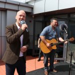 A Tribute to Frontline Heroes organised by Una Heaton and broadcast live on Ilovelimerick's Facebook took place on the roof of the Limerick Strand Hotel to raise much needed donations for Pieta House. To donate go to https://www.justgiving.com/fundraising/thankyouforpietahouse. Picture: Richard Lynch/ilovelimerick