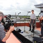 A Tribute to Frontline Heroes organised by Una Heaton and broadcast live on Ilovelimerick's Facebook took place on the roof of the Limerick Strand Hotel to raise much needed donations for Pieta House. To donate go to https://www.justgiving.com/fundraising/thankyouforpietahouse. Picture: Richard Lynch/ilovelimerick