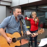 A Tribute to Frontline Heroes organised by Una Heaton and broadcast live on Ilovelimerick's Facebook took place on the roof of the Limerick Strand Hotel to raise much needed donations for Pieta House. To donate go to https://www.justgiving.com/fundraising/thankyouforpietahouse. Picture: Richard Lynch/ilovelimerick