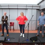 A Tribute to Frontline Heroes organised by Una Heaton and broadcast live on Ilovelimerick's Facebook took place on the roof of the Limerick Strand Hotel to raise much needed donations for Pieta House. To donate go to https://www.justgiving.com/fundraising/thankyouforpietahouse. Picture: Richard Lynch/ilovelimerick