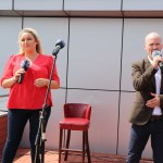 A Tribute to Frontline Heroes organised by Una Heaton and broadcast live on Ilovelimerick's Facebook took place on the roof of the Limerick Strand Hotel to raise much needed donations for Pieta House. To donate go to https://www.justgiving.com/fundraising/thankyouforpietahouse. Picture: Richard Lynch/ilovelimerick