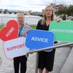 Pictured at the launch of Threshold's new Advice Clinic in Limerick Citizens Information Centre is Marrion Browne, Manager of Limerick Citizens Information Centre, and Edel Conlon, Southern Regional Manager of Threshold. Picture: Conor Owens/IloveLimerick.