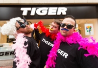 REPRO FREEJamie Kinnavane, Ben Leahy and Wez McMahon at the opening of the new Tiger Store on Cruises Street, Limerick.Tiger Stores, described as a variety store selling low cost high value items, ranging from â¬1 to maximum â¬30, is set to open its doors at 11 Cruises Street, Limerick, employing 12 staff. When the Danish brand announced its imminent arrival in Limerick back in December, the positive response online was phenomenal. But for Tiger Stores Ireland and Northern Ireland Operations Manager, Gillian Maxwell, who brought the brand to Ireland just three years ago, Limerick was an obvious choice for a new store. Pic Sean Curtin Photo.