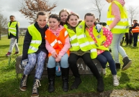 O3.04.15             NO REPRO FEE             
Paul O'Connell, AP McCoy and JP McManus kick-start the Team Limerick Clean-Up(TLC). Over 10,000 Volunteers hit the streets of Limerick City and County for the Country's biggest ever Clean-Up. 
Taking a break from all their hard work at O'Malley Park, Southill were, Mailing McNamara, Kayleigh O'Neill, Aoibhain Thompson, Caithlyn Dillon and Aliyah McNamara. Picture: Alan Place/FusionShooters.