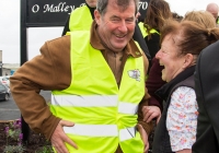 O3.04.15             NO REPRO FEE             
Paul O'Connell, AP McCoy and JP McManus kick-start the Team Limerick Clean-Up(TLC). Over 10,000 Volunteers hit the streets of Limerick City and County for the Country's biggest ever Clean-Up. 
JP McManus received a warm welcome from volunteers at O'Malley Park Southill during the Team Limerick Clean Up. Picture: Alan Place/FusionShooters.