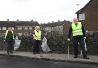 O3.04.15 Â  Â  Â  Â  Â  Â Â   NO REPRO FEE
Paul O'Connell, AP McCoy and JP McManus kick-start the Team Limerick Clean-Up(TLC).Â Over 10,000 Volunteers hit the streets of Limerick City and County for the Country's biggest ever Clean-Up.
Doing their bit for Team Limerick Clean-Up were volunteers, Martin Ray, Eileen Ryan and Michael Sheehan at Moyross. Picture: Dermot Lynch/Fusionshooters