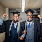 No Repro Fee
Michael groening of Listowel and Joshua sibanda of Macroom  both studying Civil engineering pictured as the first full generation of TUS students conferred today on the university's Moylish campus 
Thursday marked the first day of the Technological University of the Shannon's conferring ceremonies on the University's Moylish campus, where the first full generation of TUS graduates were among those being awarded.
Many of the graduates began their TUS journey four years ago when the university was established in October 2021.
This morning's ceremony celebrated graduates from the Limerick School of Art and Design - one of Europe's leading fine art, design and creative media schools.
Pic. Brian Arthur