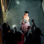 No Repro Fee
Precious akinsanya  from Cork city and studying Property MGMT is filmed by her friends as the first full generation of TUS students conferred today on the university's Moylish campus 
Thursday marked the first day of the Technological University of the Shannon's conferring ceremonies on the University's Moylish campus, where the first full generation of TUS graduates were among those being awarded.
Many of the graduates began their TUS journey four years ago when the university was established in October 2021.
This morning's ceremony celebrated graduates from the Limerick School of Art and Design - one of Europe's leading fine art, design and creative media schools.
Pic. Brian Arthur