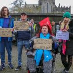 Gardai say over 11,000 people marched through Limerick city’s main thoroughfare Saturday, January 21 for a UHL Protest to highlight hospital overcrowding and delays in the Midwest region. Picture: Wael Benayada/ilovelimerick