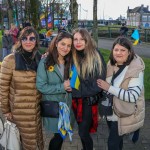 A ceremony marking the 2nd anniversary of Russia’s invasion of Ukraine was held at Arthur’s Quay Park Limerick. Picture: Richard Lynch/ilovelimerick