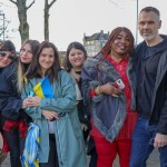 A ceremony marking the 2nd anniversary of Russia’s invasion of Ukraine was held at Arthur’s Quay Park Limerick. Picture: Richard Lynch/ilovelimerick