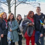 A ceremony marking the 2nd anniversary of Russia’s invasion of Ukraine was held at Arthur’s Quay Park Limerick. Picture: Richard Lynch/ilovelimerick