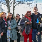A ceremony marking the 2nd anniversary of Russia’s invasion of Ukraine was held at Arthur’s Quay Park Limerick. Picture: Richard Lynch/ilovelimerick