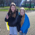 A ceremony marking the 2nd anniversary of Russia’s invasion of Ukraine was held at Arthur’s Quay Park Limerick. Picture: Richard Lynch/ilovelimerick