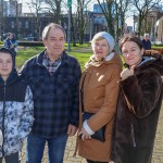 A ceremony marking the 2nd anniversary of Russia’s invasion of Ukraine was held at Arthur’s Quay Park Limerick. Picture: Richard Lynch/ilovelimerick