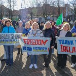 A ceremony marking the 2nd anniversary of Russia’s invasion of Ukraine was held at Arthur’s Quay Park Limerick. Picture: Richard Lynch/ilovelimerick