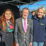 A ceremony marking the 2nd anniversary of Russia’s invasion of Ukraine was held at Arthur’s Quay Park Limerick. Picture: Richard Lynch/ilovelimerick
