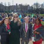 A ceremony marking the 2nd anniversary of Russia’s invasion of Ukraine was held at Arthur’s Quay Park Limerick. Picture: Richard Lynch/ilovelimerick