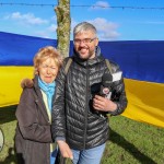 A ceremony marking the 2nd anniversary of Russia’s invasion of Ukraine was held at Arthur’s Quay Park Limerick. Picture: Richard Lynch/ilovelimerick
