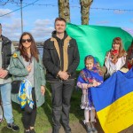 A ceremony marking the 2nd anniversary of Russia’s invasion of Ukraine was held at Arthur’s Quay Park Limerick. Picture: Richard Lynch/ilovelimerick