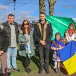 A ceremony marking the 2nd anniversary of Russia’s invasion of Ukraine was held at Arthur’s Quay Park Limerick. Picture: Richard Lynch/ilovelimerick