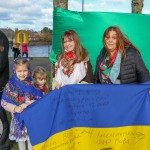 A ceremony marking the 2nd anniversary of Russia’s invasion of Ukraine was held at Arthur’s Quay Park Limerick. Picture: Richard Lynch/ilovelimerick