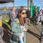 A ceremony marking the 2nd anniversary of Russia’s invasion of Ukraine was held at Arthur’s Quay Park Limerick. Picture: Richard Lynch/ilovelimerick
