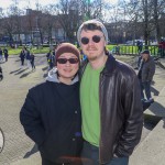 A ceremony marking the 2nd anniversary of Russia’s invasion of Ukraine was held at Arthur’s Quay Park Limerick. Picture: Richard Lynch/ilovelimerick