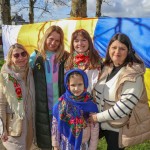 A ceremony marking the 2nd anniversary of Russia’s invasion of Ukraine was held at Arthur’s Quay Park Limerick. Picture: Richard Lynch/ilovelimerick
