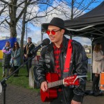 A ceremony marking the 2nd anniversary of Russia’s invasion of Ukraine was held at Arthur’s Quay Park Limerick. Picture: Richard Lynch/ilovelimerick